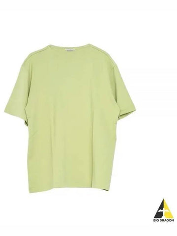 24 LUSTER PLAITING NARROW BOAT NECK TEE LIGHT GREEN A24SP03GT plating t shirt - AURALEE - BALAAN 1