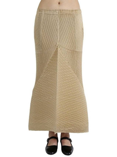 Issey Miyake Wrapped Suede Like Pleats Skirt Clothing - ISSEY MIYAKE - BALAAN 1