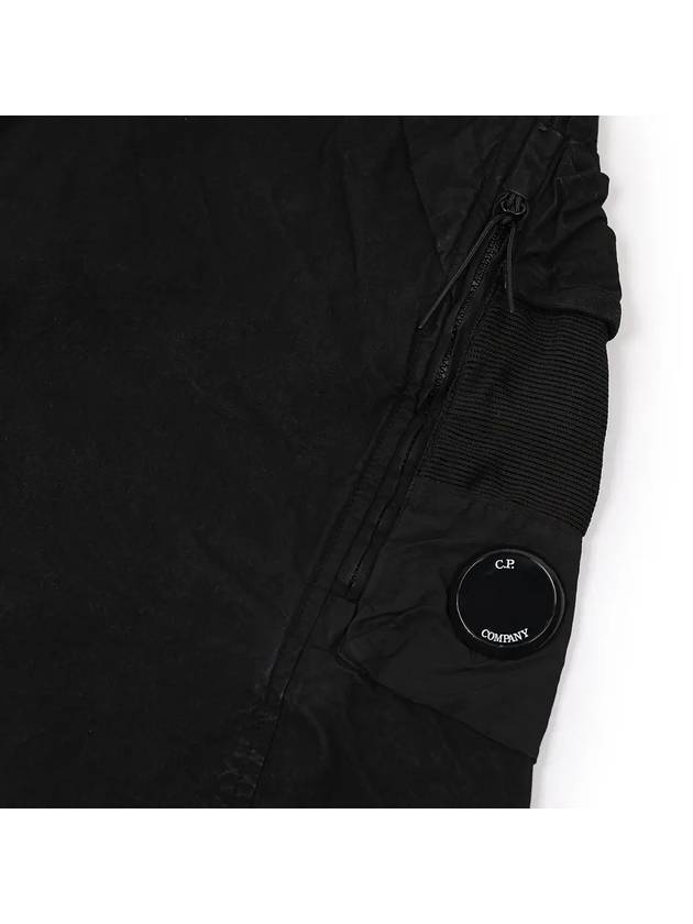 Batic Utility Straight Pants Black - CP COMPANY - BALAAN 6