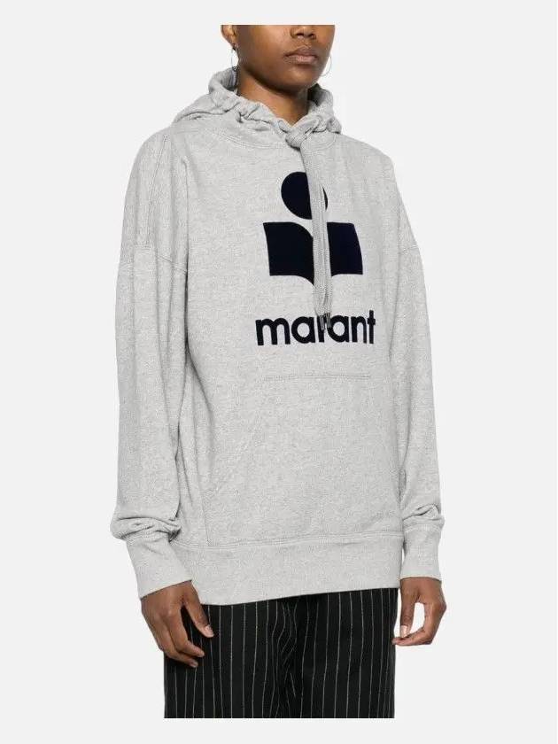 Women's Mansell Logo Hooded Sweatshirt SW0001FA B1M12E GYMD - ISABEL MARANT - BALAAN 3