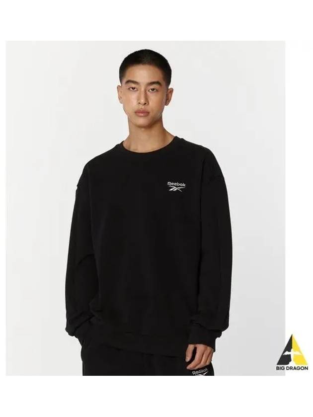 Warm up sweatshirt black - REEBOK - BALAAN 1