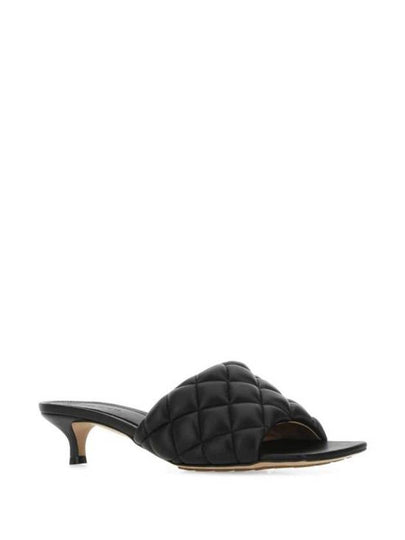 Padded Leather Mule Black - BOTTEGA VENETA - BALAAN 2