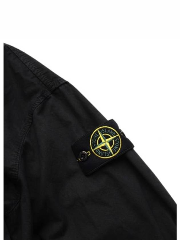 Old Treatment Over Long Sleeve Shirt Black - STONE ISLAND - BALAAN 5