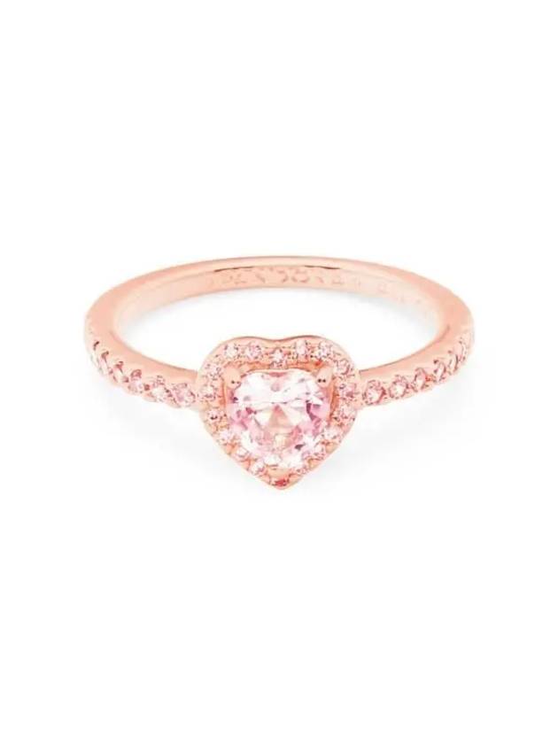 Sparkling Elevated Heart Ring Rose Gold - PANDORA - BALAAN 3