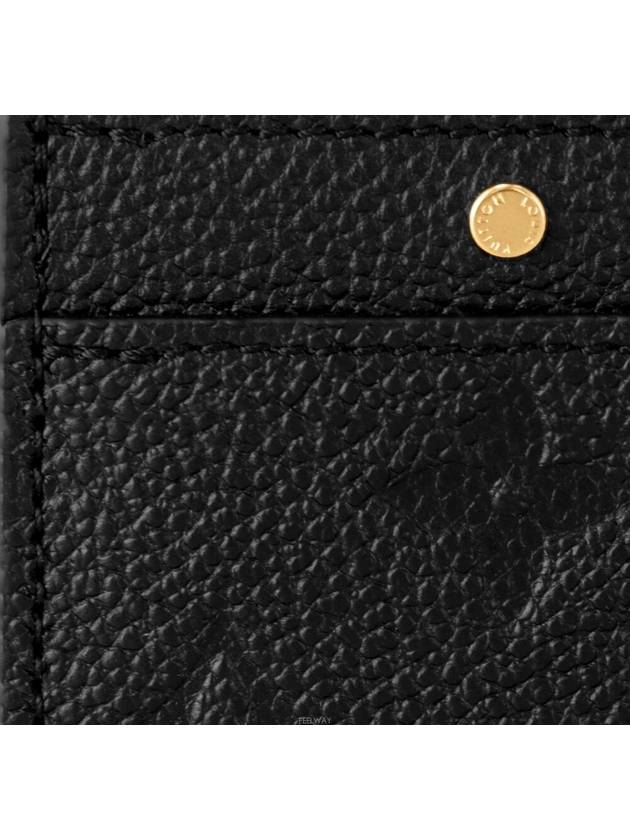 Monogram Empreinte Card Wallet Black - LOUIS VUITTON - BALAAN 5