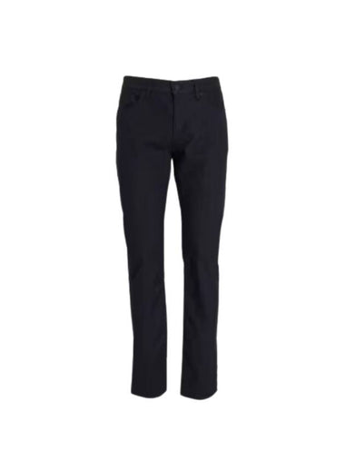 Commuter Stretch Slim Fit Straight Pants Black - HUGO BOSS - BALAAN 1