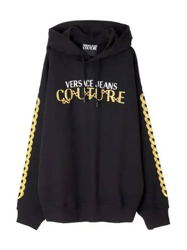 chain logo hoodie - VERSACE - BALAAN 1