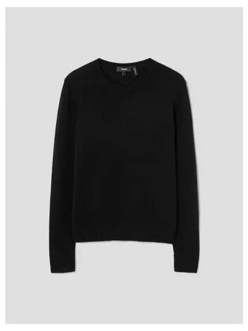 Women s Cashmere Crew Sweatshirt Neck Pullover Black Domestic Product GM0024082792719 - THEORY - BALAAN 1