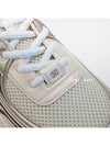 Fabric Laminated Low Top Sneakers Ivory White Gold - CHANEL - BALAAN 8