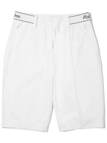 Malbon Biker Short Pants WHITE WOMAN - MALBON GOLF - BALAAN 1