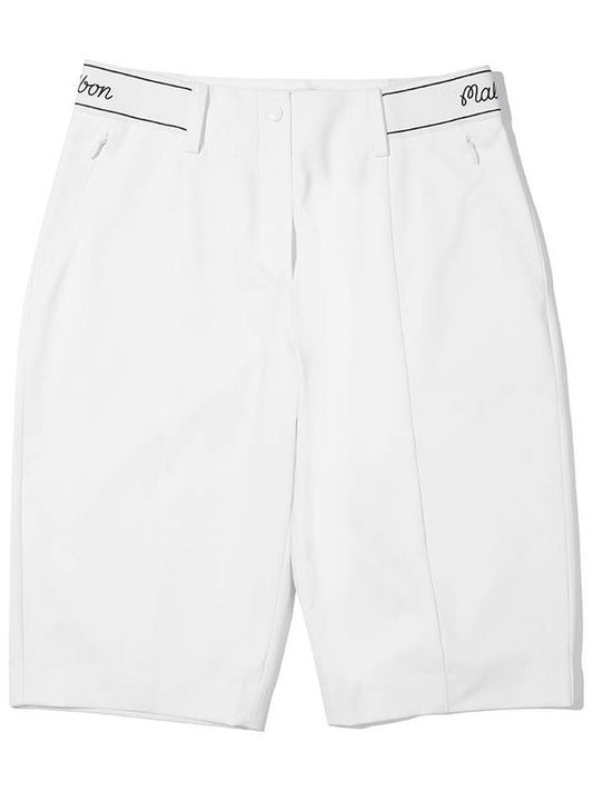 Malbon Biker Short Pants WHITE WOMAN - MALBON GOLF - BALAAN 1