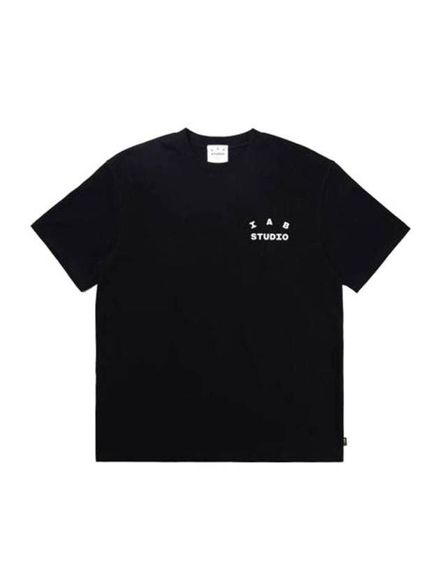 10th Anniversary Short Sleeve T-Shirt White Black - IAB STUDIO - BALAAN 1