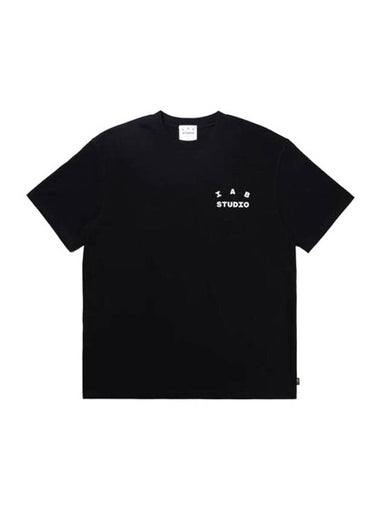 10th Anniversary Short Sleeve T-Shirt White Black - IAB STUDIO - BALAAN 1