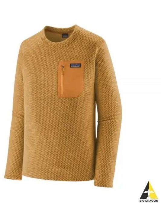 R1 Air Crewneck Pullover Knit Top Pufferfish Gold - PATAGONIA - BALAAN 2