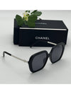 Charming Heart Sunglasses Square Asian Fit Black A71591 - CHANEL - BALAAN 7