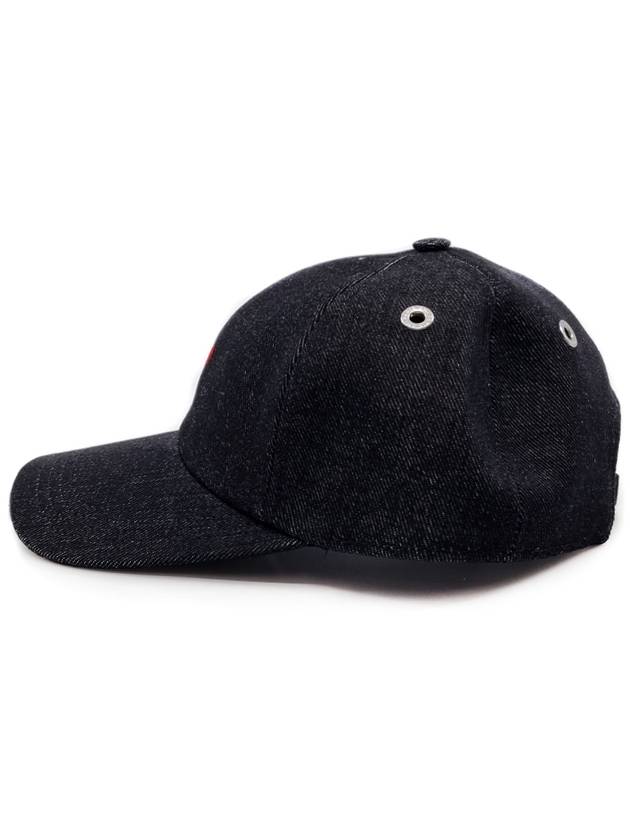 De Coeur Small Heart Logo Ball Cap Dark Grey - AMI - BALAAN 3