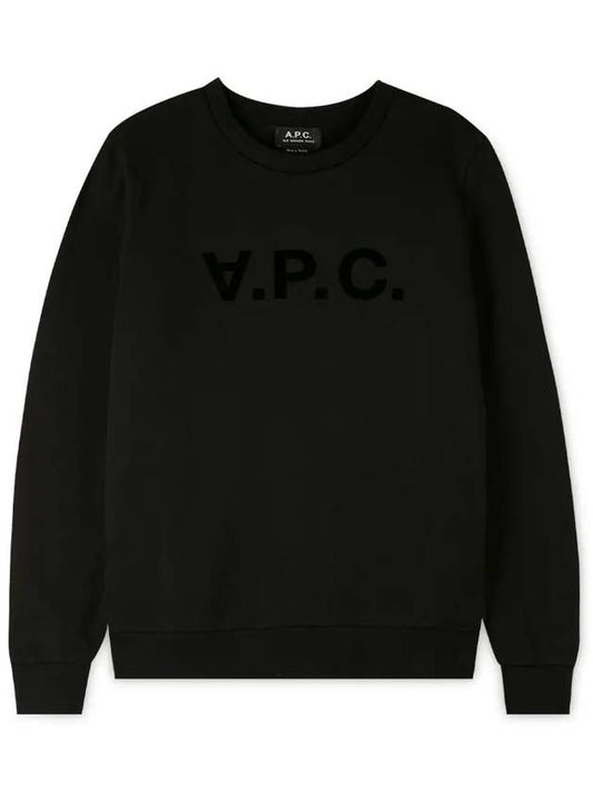 VPC Logo Sweatshirt Black - A.P.C. - BALAAN 2