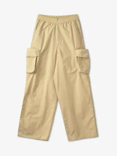 Elastic Cargo Straight Pants Beige - SUNNEI - BALAAN 2