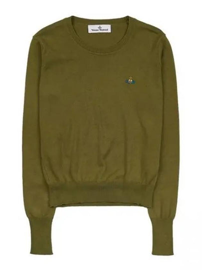 ORB Embroid Logo Knit Top Green - VIVIENNE WESTWOOD - BALAAN 2