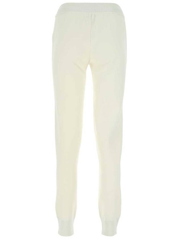 WHITE Ivory stretch wool blend joggers 704915VKN30 9028 - BOTTEGA VENETA - BALAAN 3