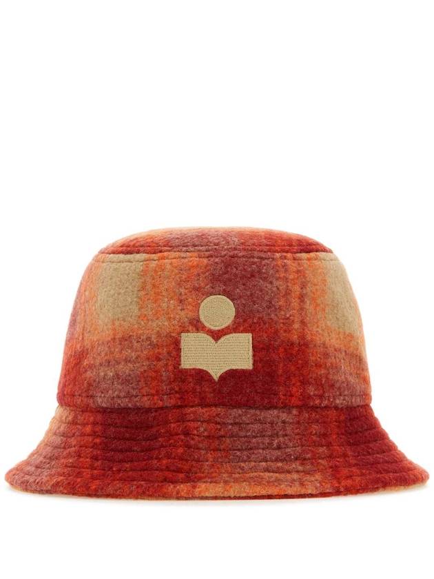 Haley Embroidered Logo Bucket Hat Orange - ISABEL MARANT - BALAAN 1