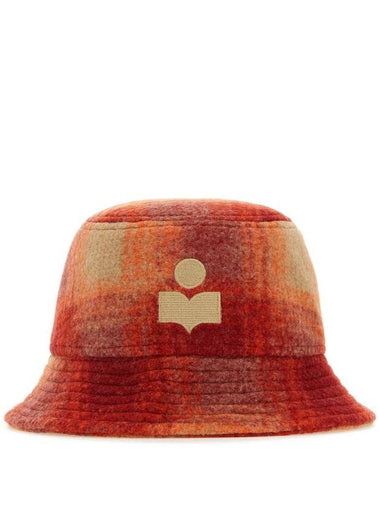 Haley Embroidered Logo Bucket Hat Orange - ISABEL MARANT - BALAAN 1