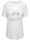 ZEWEL Logo T-Shirt White - ISABEL MARANT ETOILE - BALAAN 1