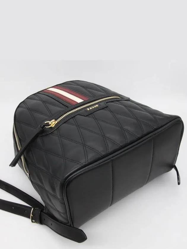 Dapi Quilted Backpack Black - BALLY - BALAAN 7