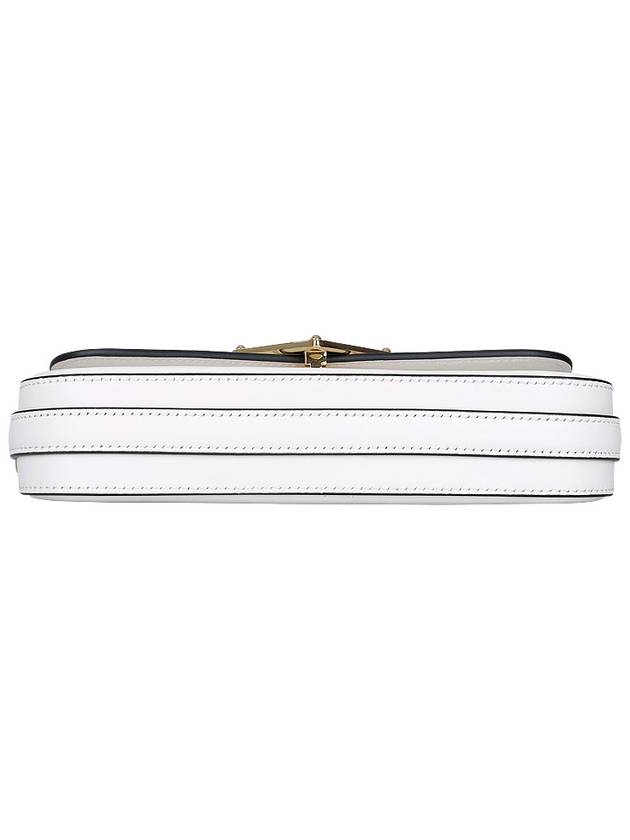 Leather Shoulder Bag White - PRADA - BALAAN 7