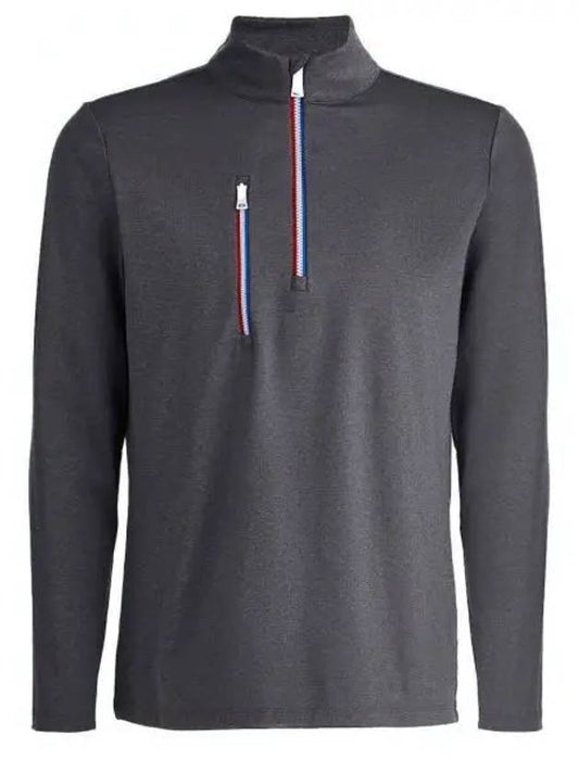 Men'S Daytona Tech Interlock Pullover Sweater Dark Grey - G/FORE - BALAAN 2