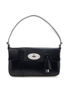 East West Bayswater Smooth Shiny Classic Calf Shoulder Bag Black - MULBERRY - BALAAN 1