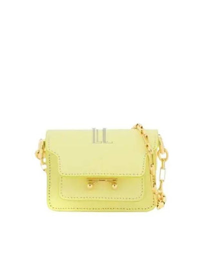 Trunk Nano Chain Crossbody Bag Yellow - MARNI - BALAAN 2