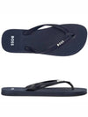 Logo Flipflop Sandals Navy - HUGO BOSS - BALAAN 2