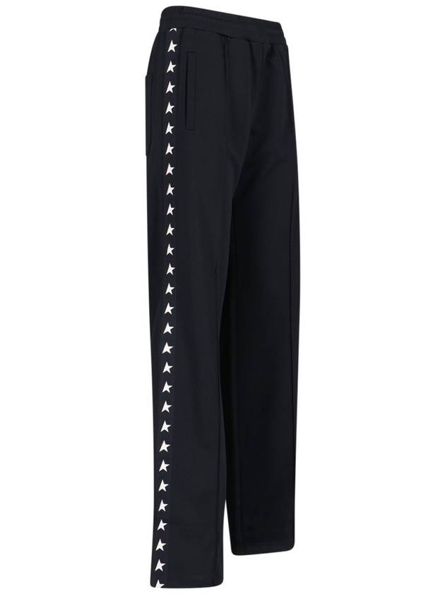 Side Star Logo Track Pants Black - GOLDEN GOOSE - BALAAN 3