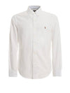 Men's Slim Fit Oxford Cotton Long Sleeve Shirt White - POLO RALPH LAUREN - BALAAN 2