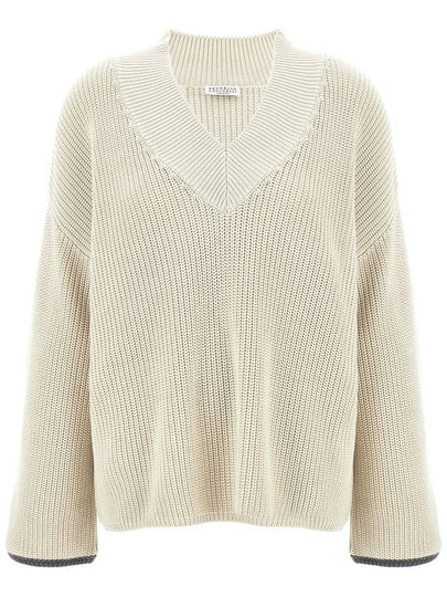 Ribbed Knit Sweater M19576912CFH19 - BRUNELLO CUCINELLI - BALAAN 2