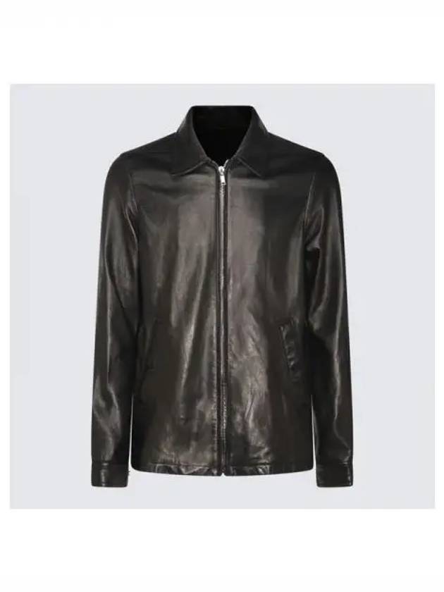 Rick Owens Black Lambskin Jacket - RICK OWENS - BALAAN 1