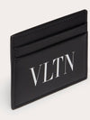 VLTN Logo Card Wallet Black - VALENTINO - BALAAN 4