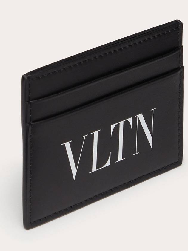 VLTN Logo Card Wallet Black - VALENTINO - BALAAN 3