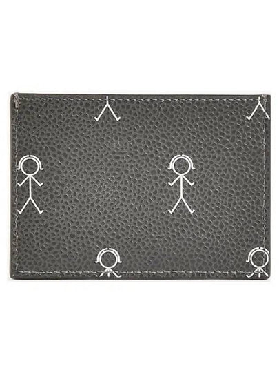 Graphic Print Grosgrain Loop Card Wallet MAW020L 07770 025 - THOM BROWNE - BALAAN 2