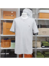 Logo Embroidered Cotton Short Sleeve T-Shirt Grey - BRUNELLO CUCINELLI - BALAAN.