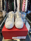 Women's Hidden Open Metallic Band Low Top Sneakers White - VALENTINO - BALAAN.