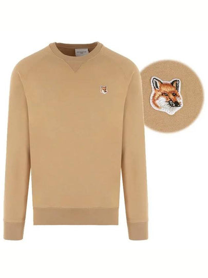 Fox Head Patch Classic Sweatshirt Beige - MAISON KITSUNE - BALAAN 2