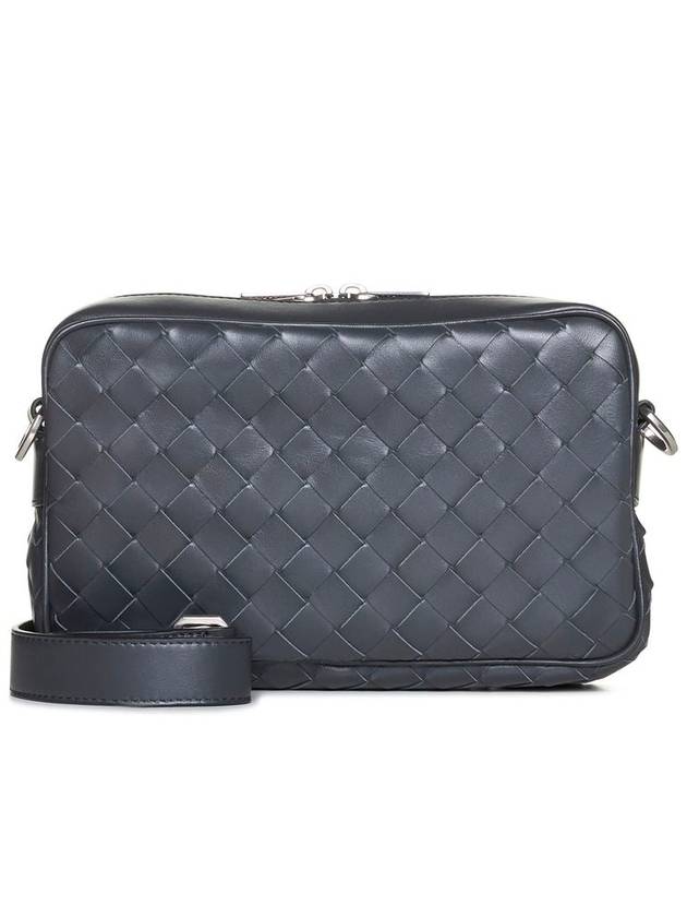 Intrecciato Camera Small Cross Bag Grey - BOTTEGA VENETA - BALAAN 6