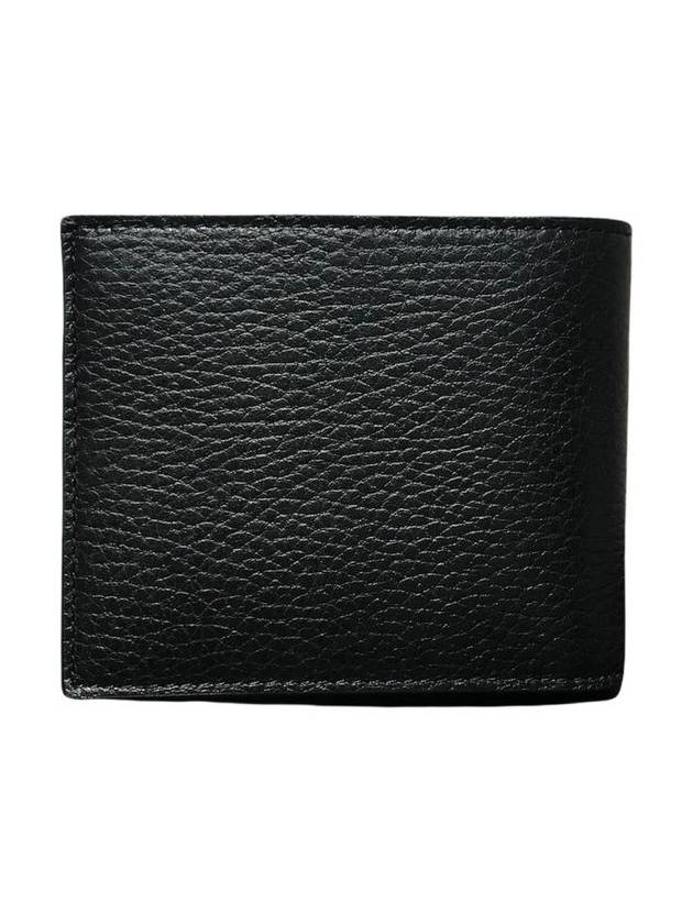 GG Interlocking Two Tone Half Wallet Black - GUCCI - BALAAN 3