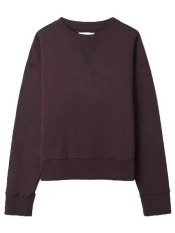 Cotton Sweatshirt Bordeaux T Shirt - MAISON MARGIELA - BALAAN 1