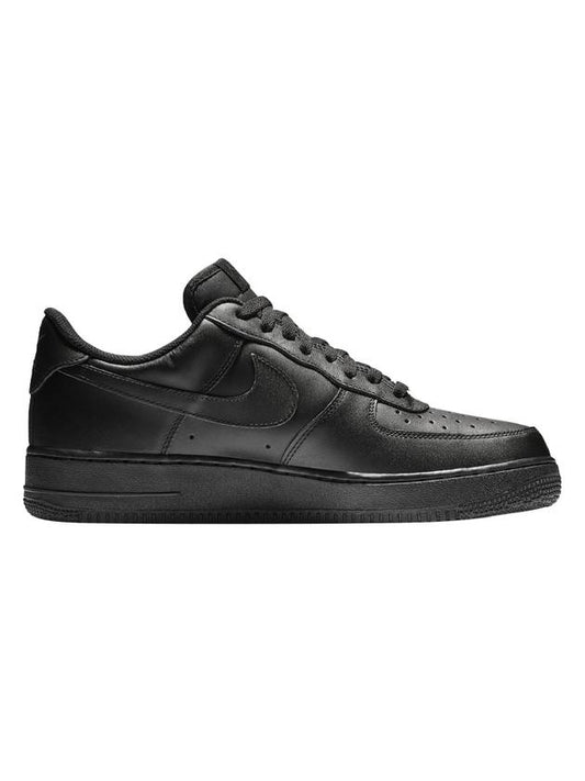Air Force 1 '07 Low Top Sneakers Triple Black - NIKE - BALAAN 1