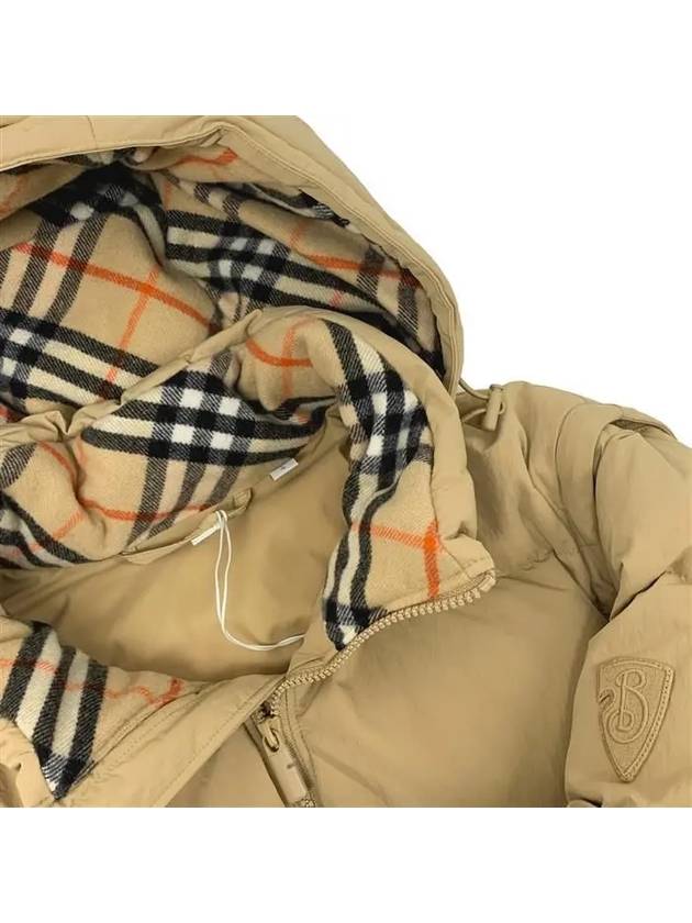 Bideford Detachable Sleeve Down Padded Flax - BURBERRY - BALAAN 5