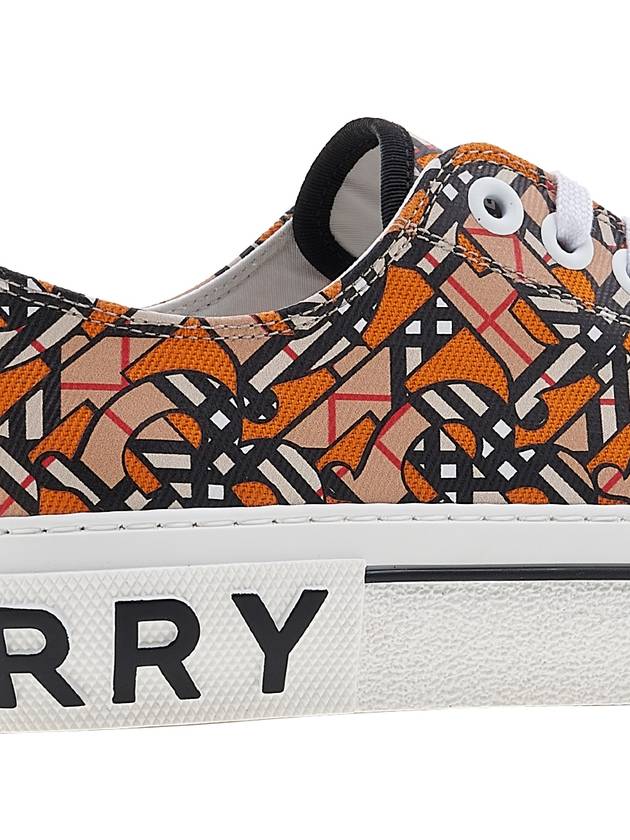 TB Pattern Low Top Sneakers Orange - BURBERRY - BALAAN 11