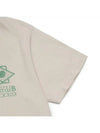 NY Racquet Club Short Sleeve T-Shirt Cream - SPORTY & RICH - BALAAN 5